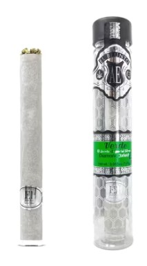 Photograph of product: EL BLUNTO VERDE SILVER DIAMOND JOINTO Oui'd 1.65G
