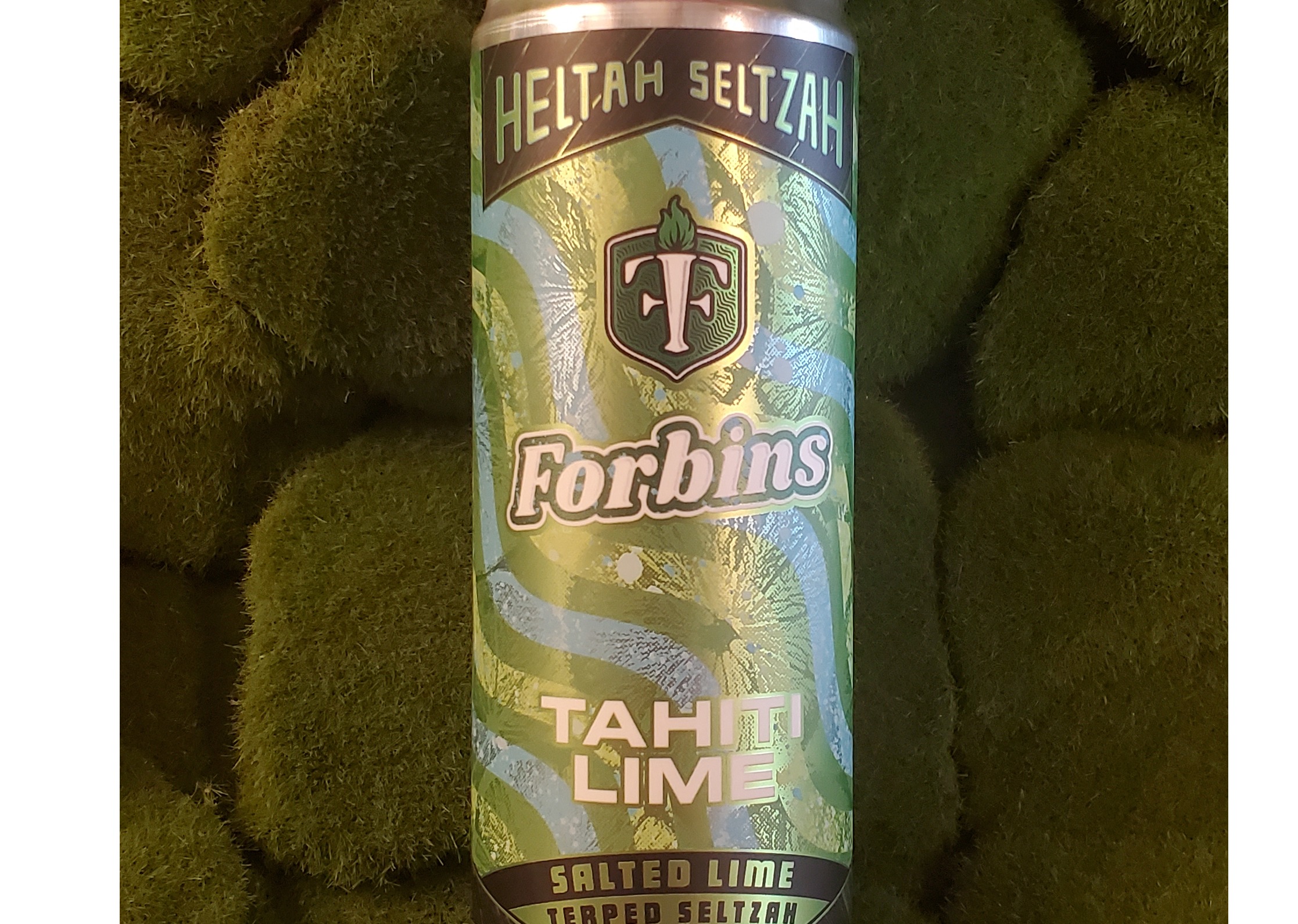 Photograph of product: 10mg Can | Forbins Tahiti Lime:  Salted Lime Terped Seltzah | Taunik+