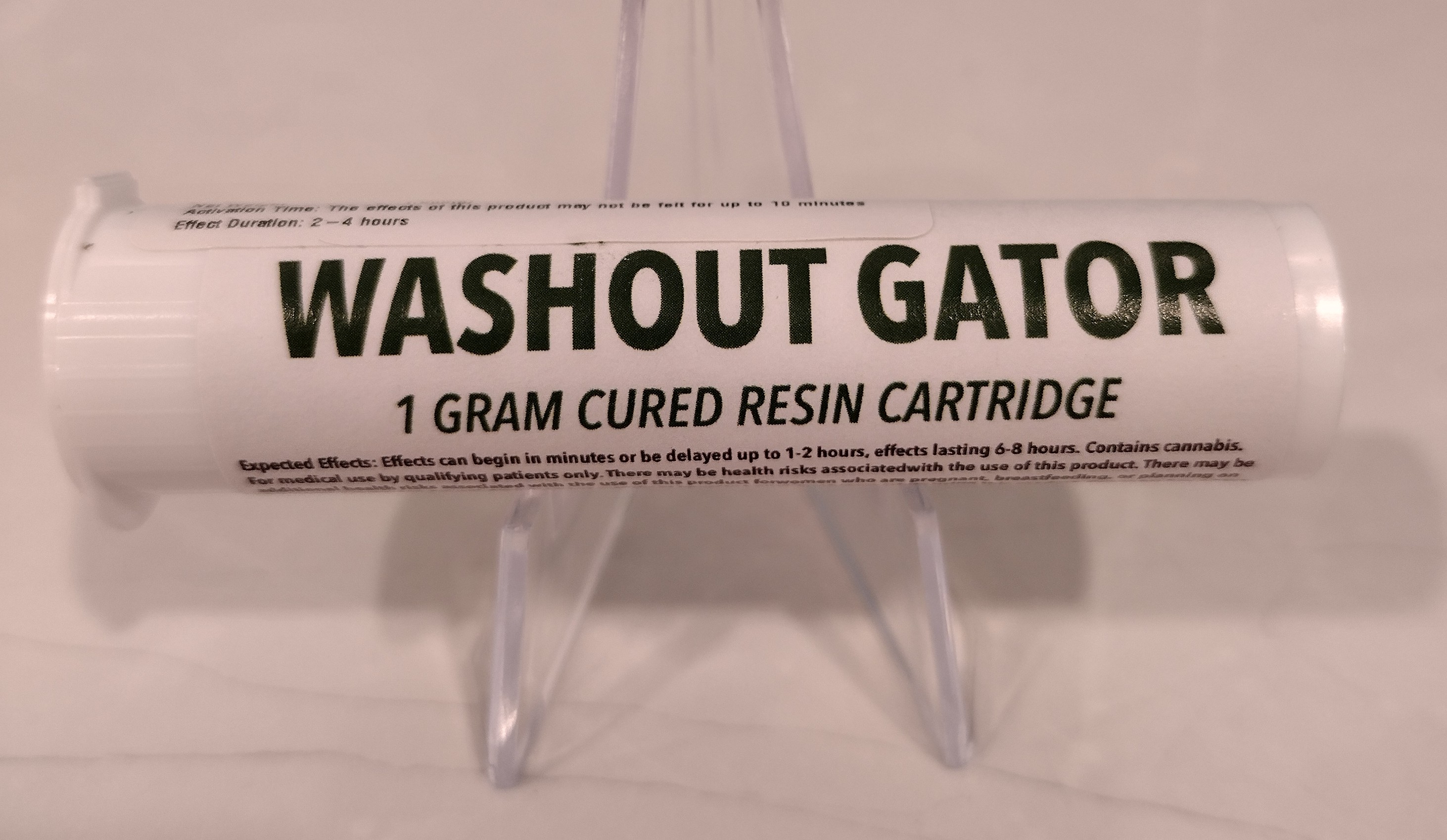 Photograph of product: Dakota Health & Wellness - Washout Gator  - 1g Cured Resin Cartridge