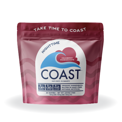 Photograph of product: Cranberry Pomegranate | CBN:CBD:TH-oui | 5mg:5mg:5mg x 20pcs