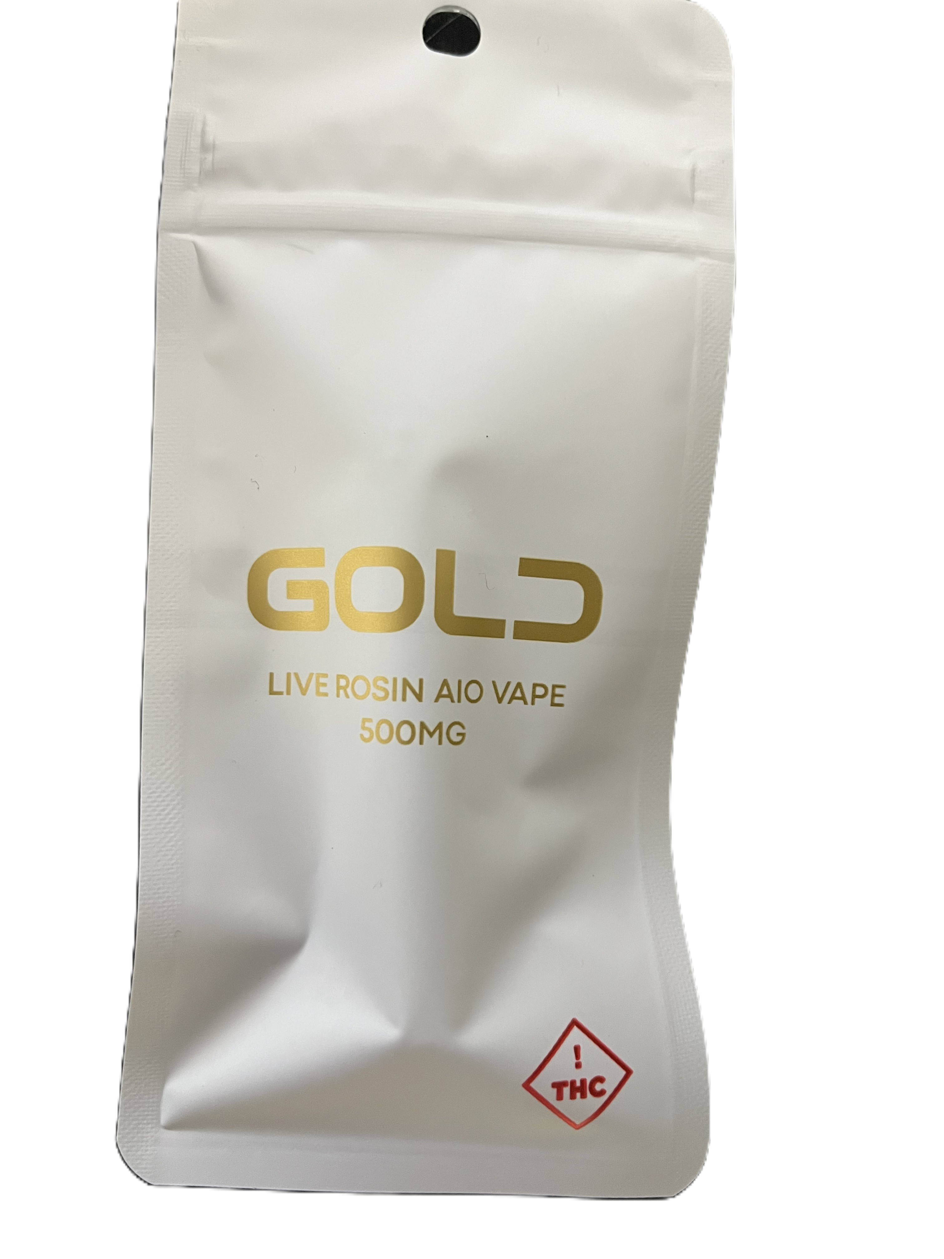 Photograph of product: Cream & Cheese Rosin Disposable | .5g | Gold Fish Farms