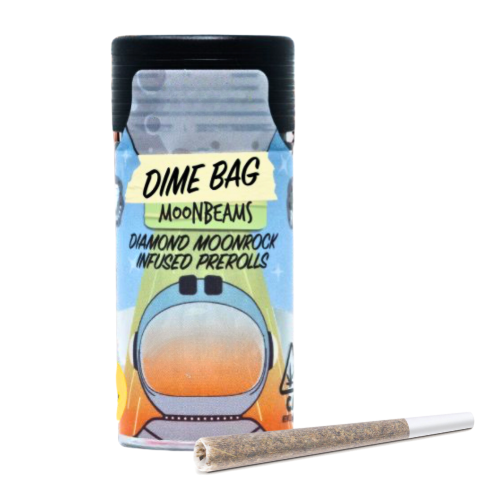 Photograph of product: Dime Bag Moon Beams Pre-roll Pack Blueberry Thunder Fux 2.5g - 