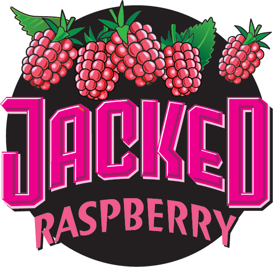 Photograph of product: Jacked Raspberry Distillate & Kief Infused 0.8g Pre-Roll