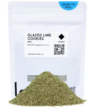 Photograph of product: 21g Glazed Lime Cookies Ready to Roll - Lolo