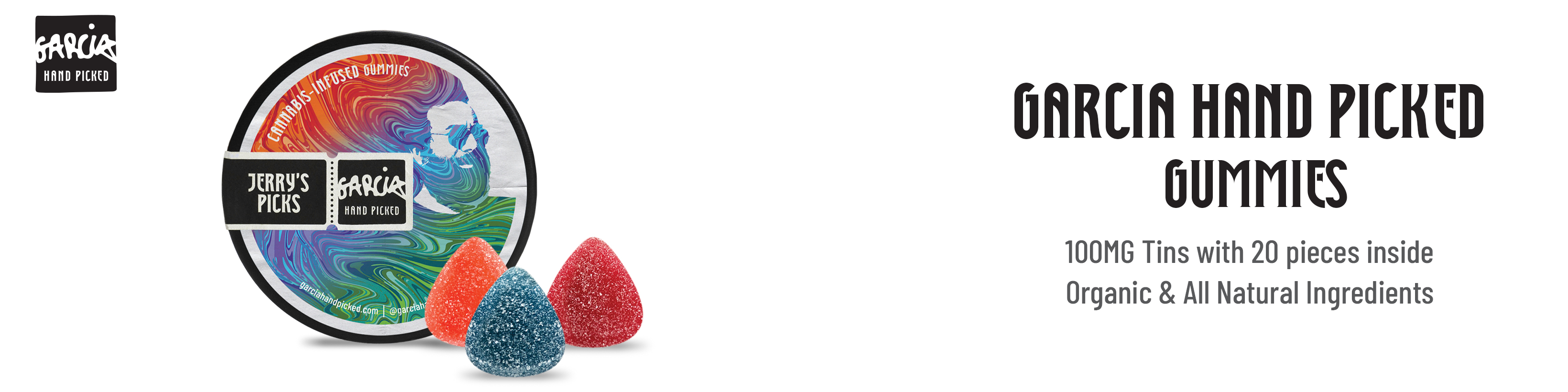 Photograph of product: Garcia - Mixed Berry Hand Pick - Gummies