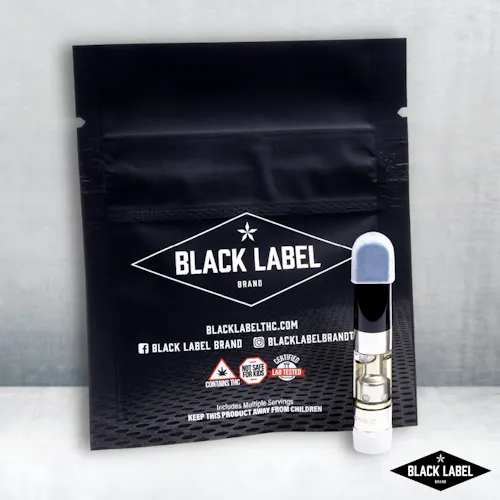 Photograph of product: Black Label Vape Cartridge 1g- Space Monkey