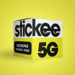 Photograph of product: STICKEE | GASTROPUB | HYBRID | LIVE RESIN | 5G | REC