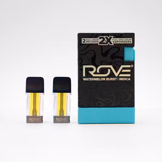 Photograph of product: ROVE - Watermelon Burst Vape Reload 2pk - Pods