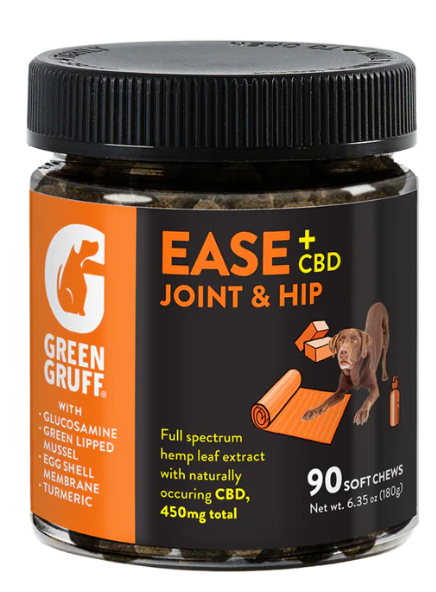 Photograph of product: Green Gruff Ease Joint & Hip CBD Dog Treat 120mg
