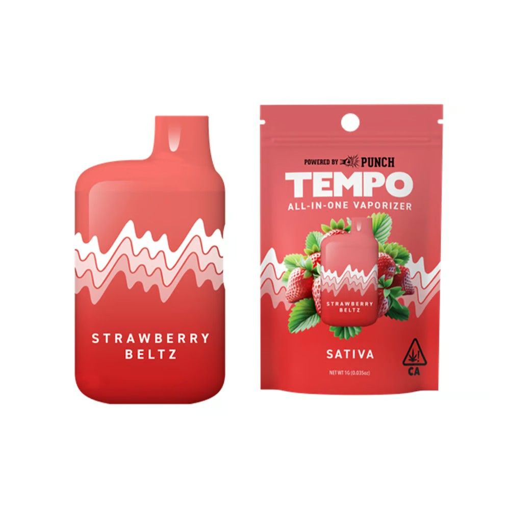 Photograph of product: Strawberry Beltz 1g Disposable TEMPO
