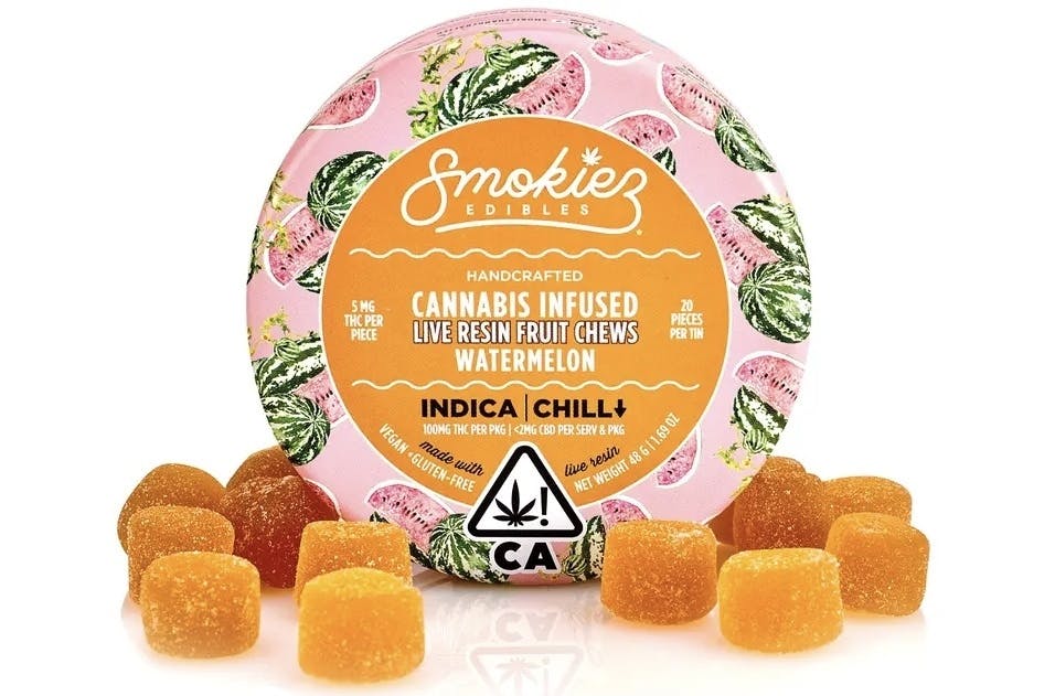 Photograph of product: Smokiez Edibles - Watermelon Oui'd Live Resin Fruit Chews