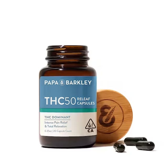 Photograph of product: Releaf Capsules 50mg TH-oui x 20ct - 