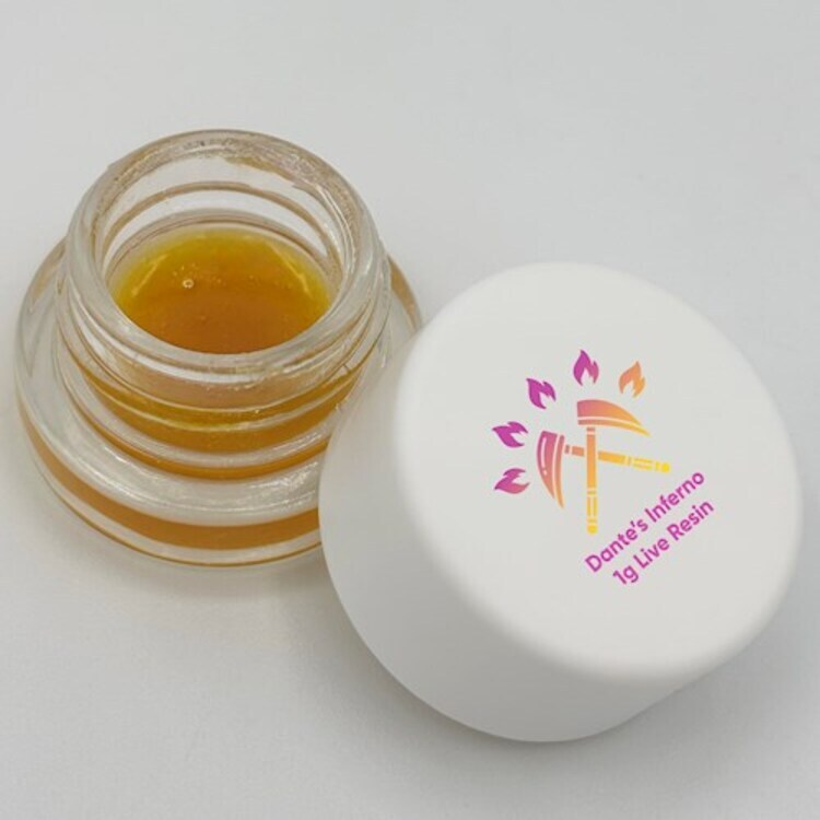 Photograph of product: Dante's Inferno Live Resin | 1g