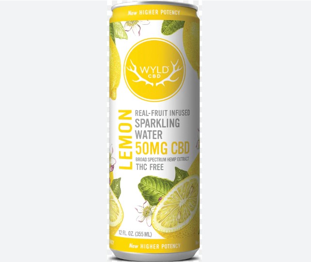 Photograph of product: Sparkling Water | Lemon | CBD | 50mg