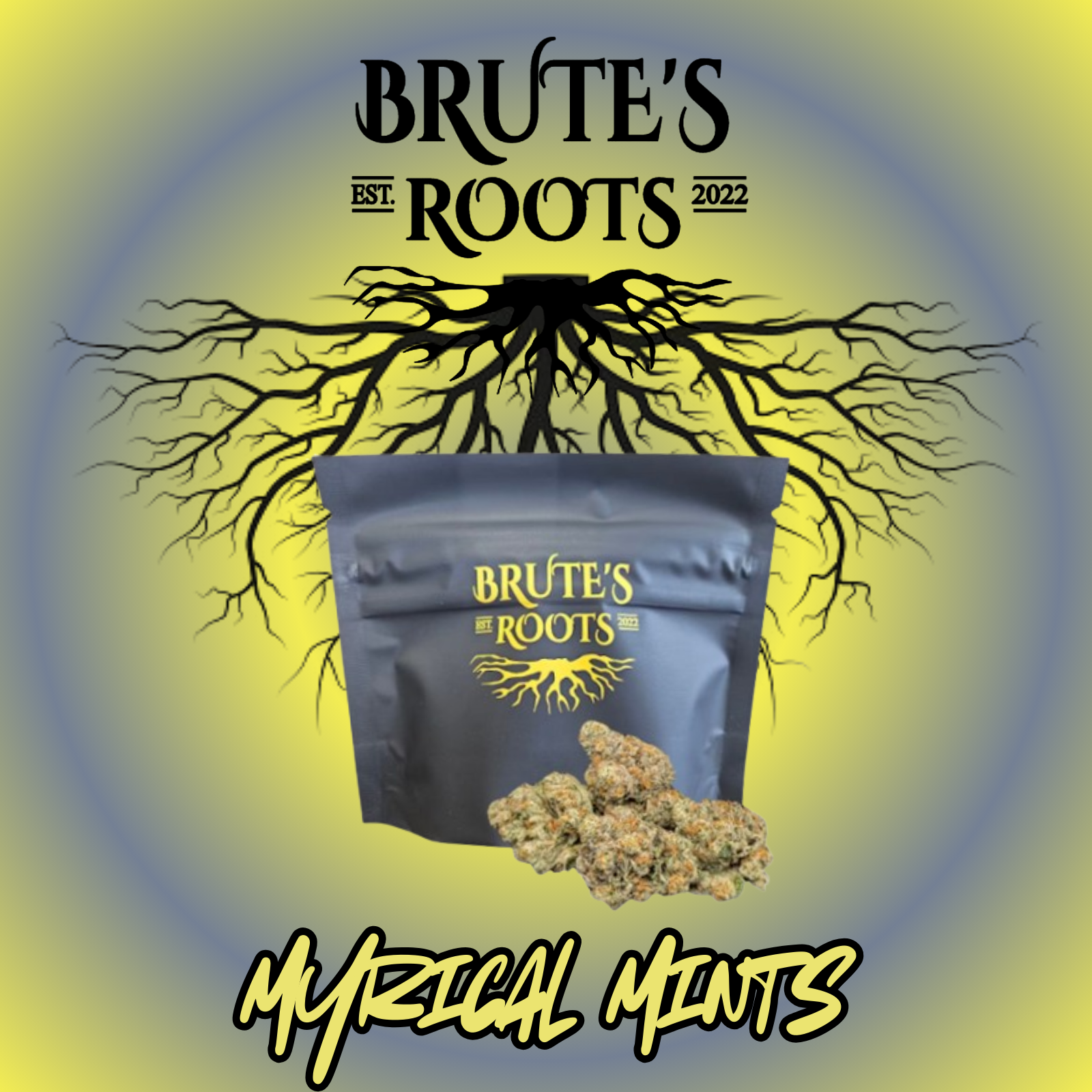 Photograph of product: Brute's Roots Smalls | Miracle Mints (Oui'd) - 28g