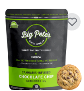 Photograph of product: Big Pete's Treats | Crispy Chocolate Treat | Edible | 1pc. | 200mg