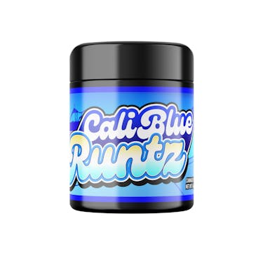 Photograph of product: Exotic Matter | Cali Blue Runtz Pre-Pack Flower - 14g