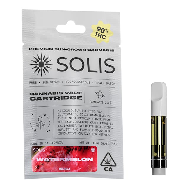Photograph of product: Watermelon - 1g Cartridge - 