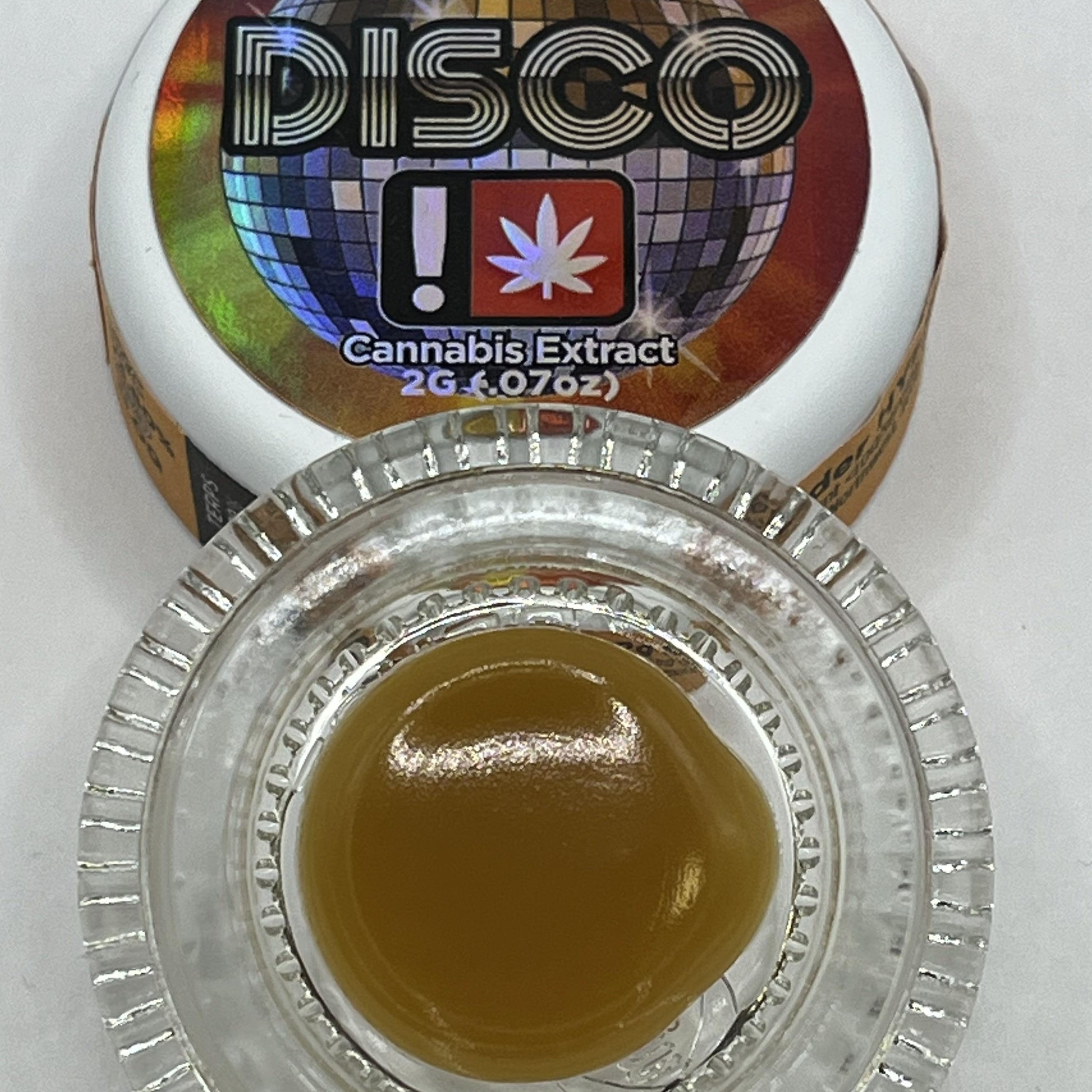 Photograph of product: Disco Dabs > Badder 2g > Oui'd > Sour Haze