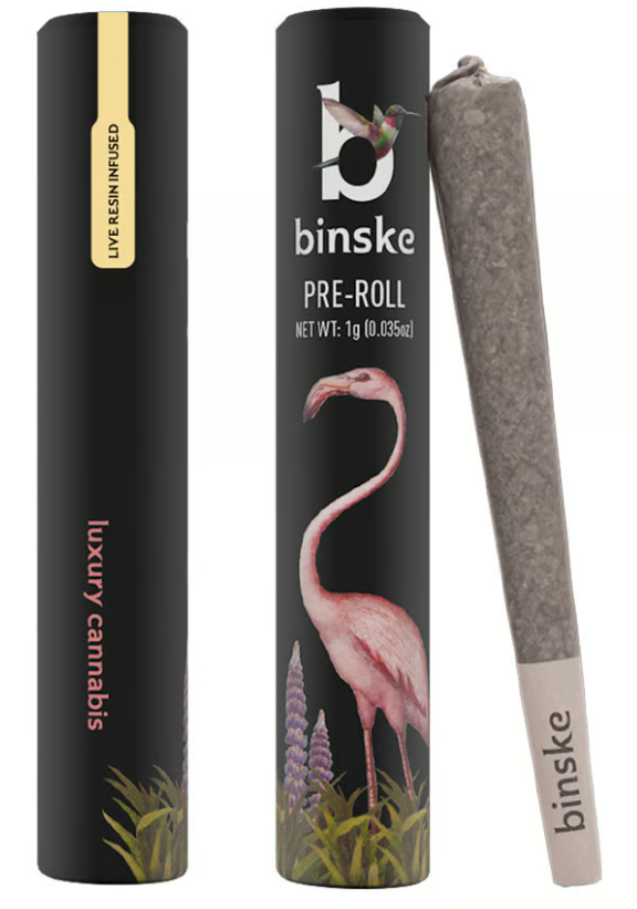 Photograph of Product: Binske | Garlic Mints | Infused Pre Roll