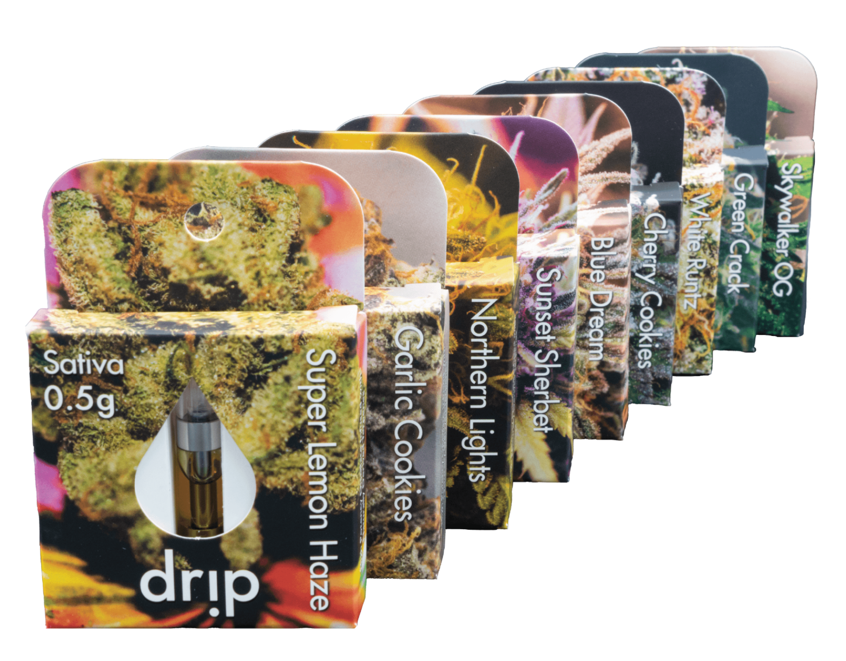 Photograph of product: **SALE 5/$50**Sunset Sherbet : cartridge : Drip