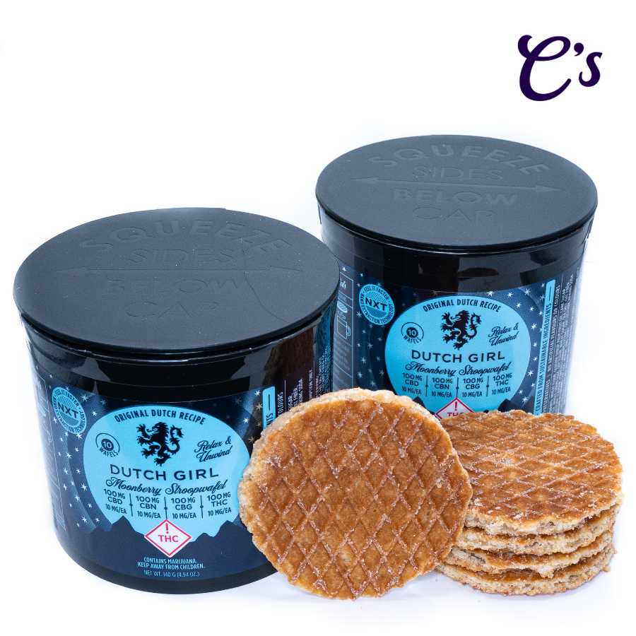 Photograph of product: Dutch Girl | Stroopwafel (1:1:1:1) Moonberry 100mg