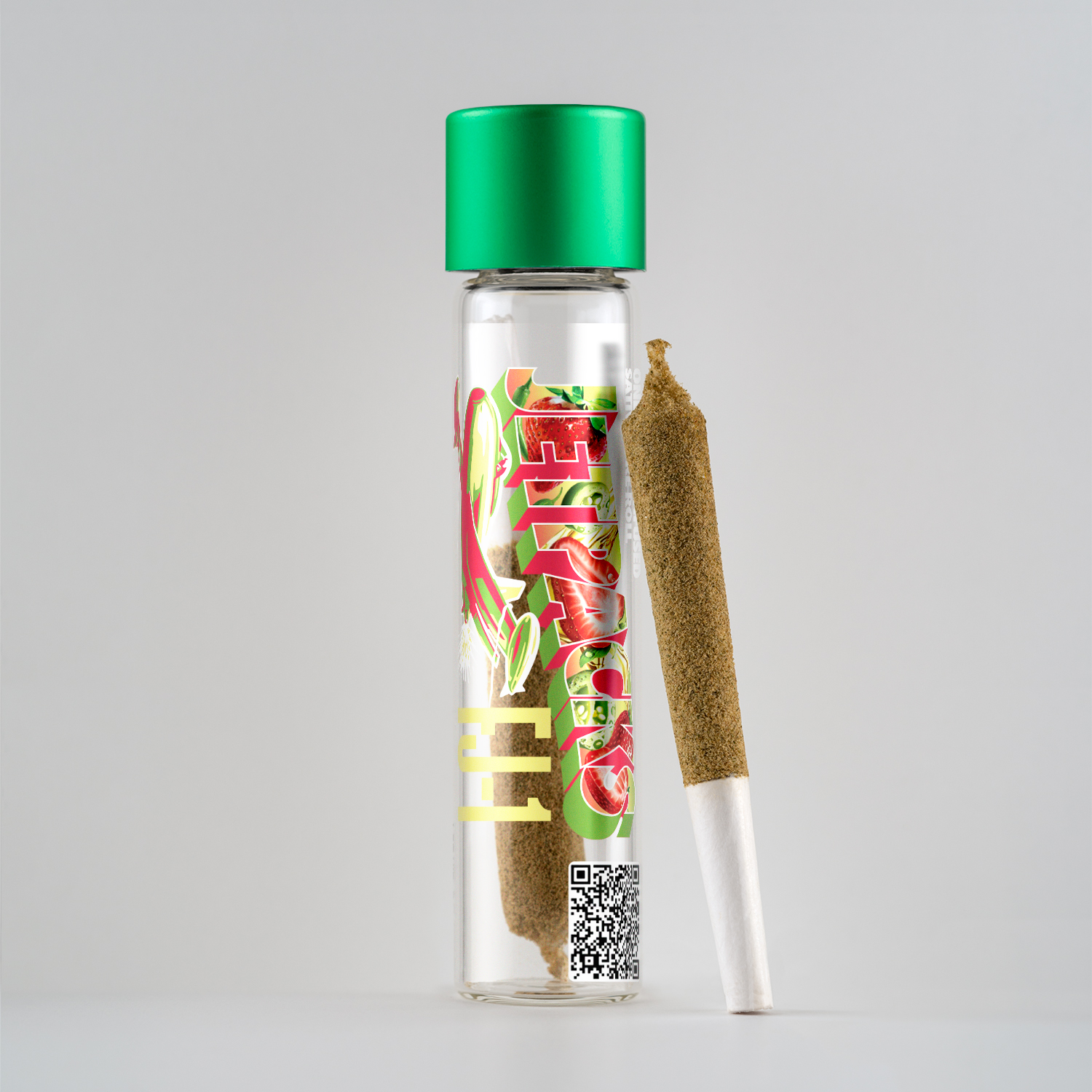 Photograph of Product: Jetpacks - FJ-mini- Strawberry Sour Diesel - Infused Pre Roll