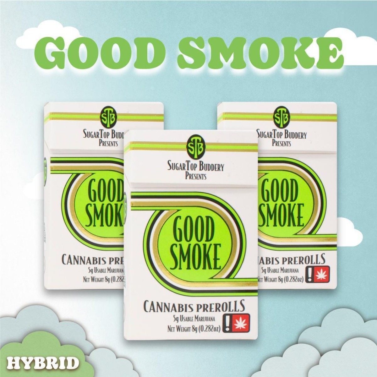 Photograph of product: Good Smoke 0.5g Pre-Roll 10-Pack -  Gary Payton + Mendo Oranges