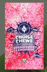 Photograph of product: Choice Chews - Strawberry Lemonade | 100MG Edibles