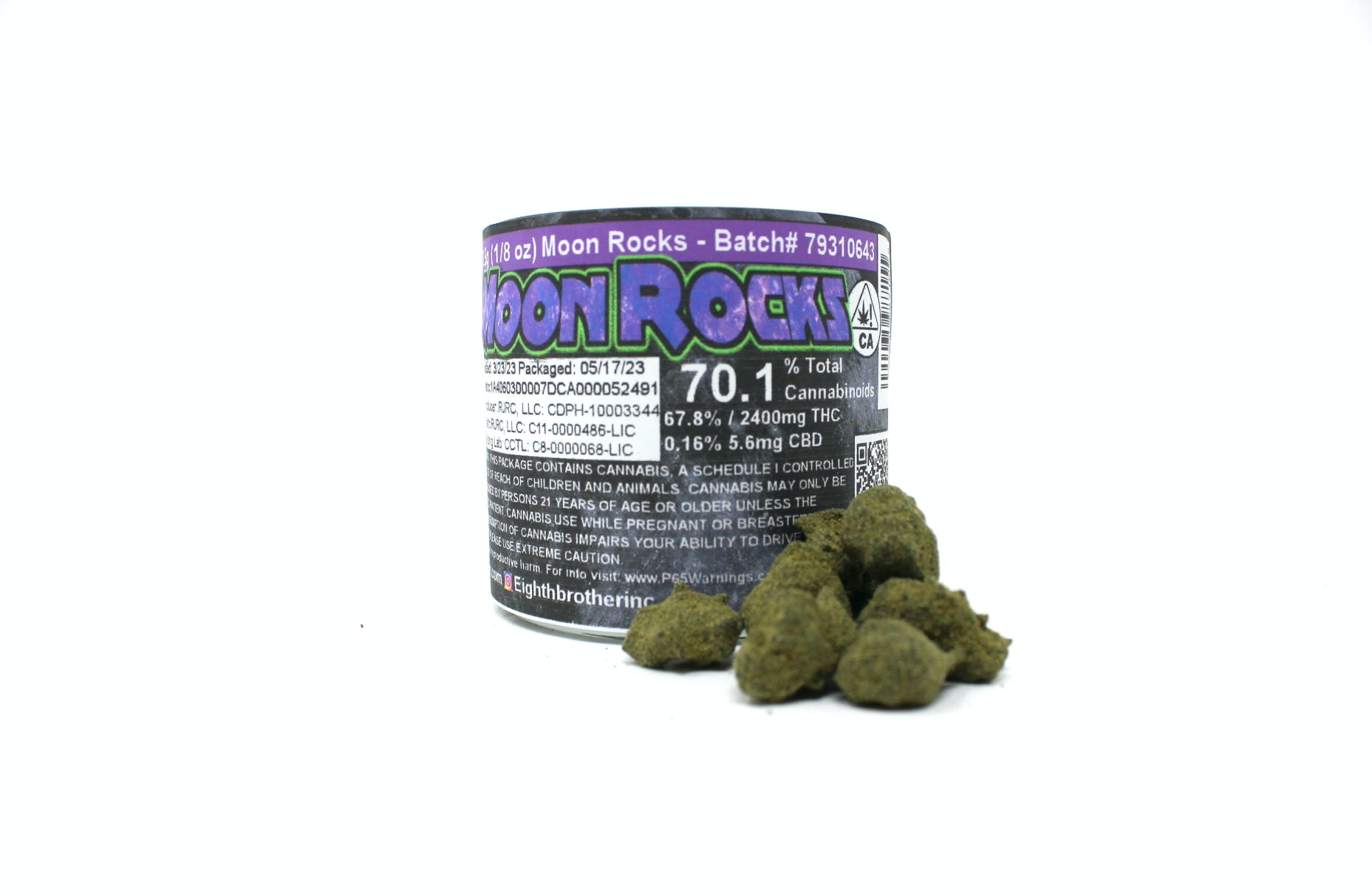 Photograph of product: Legend OG Moon Rocks - 3.5g