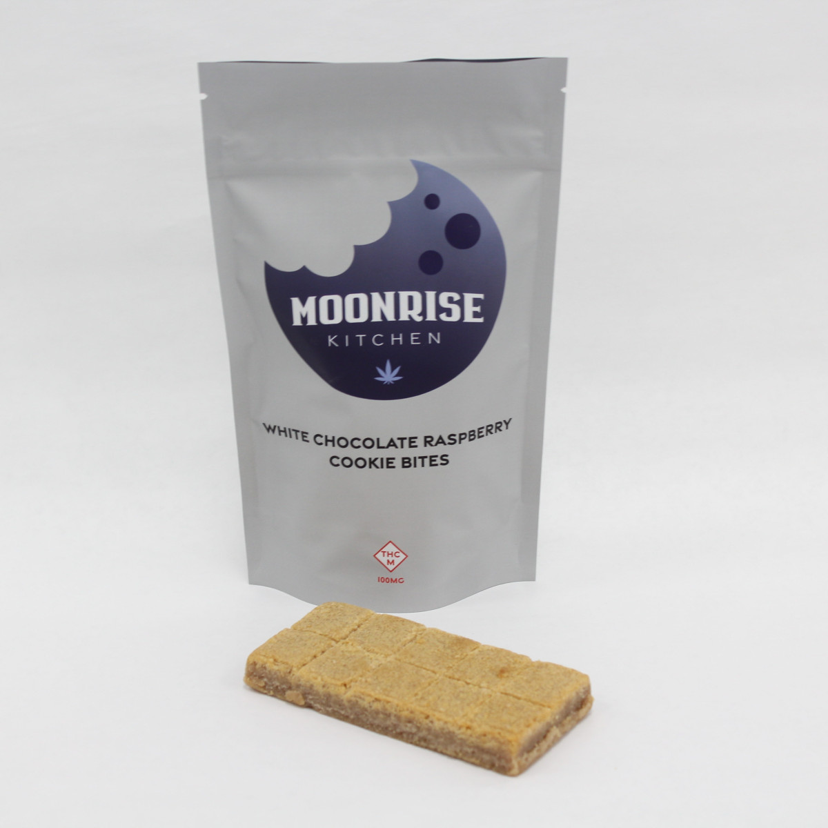 Photograph of product: Moonrise Kitchen | White Chocolate Raspberry Cookie Bites | 100mg (10pk)