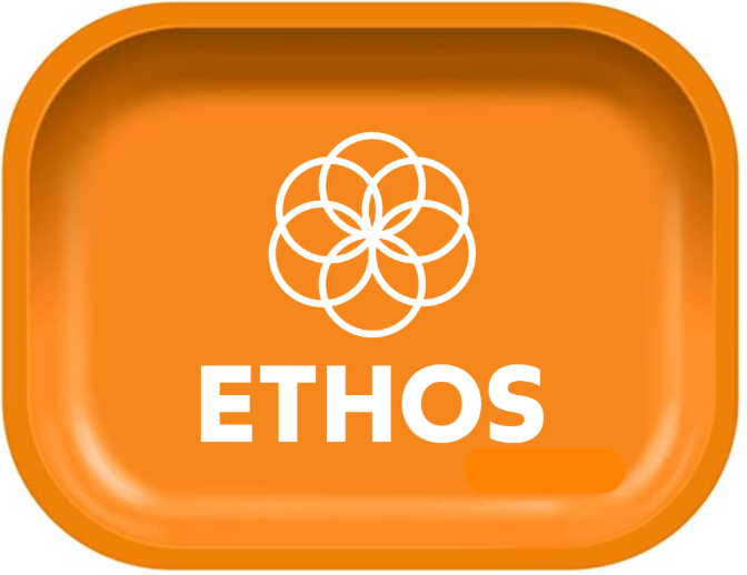 Photograph of product: Ethos Branded | Orange | Rolling Tray