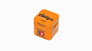 Photograph of product: Drops | High Dose Jelly 2pc | Orange (Creative) | 100mg