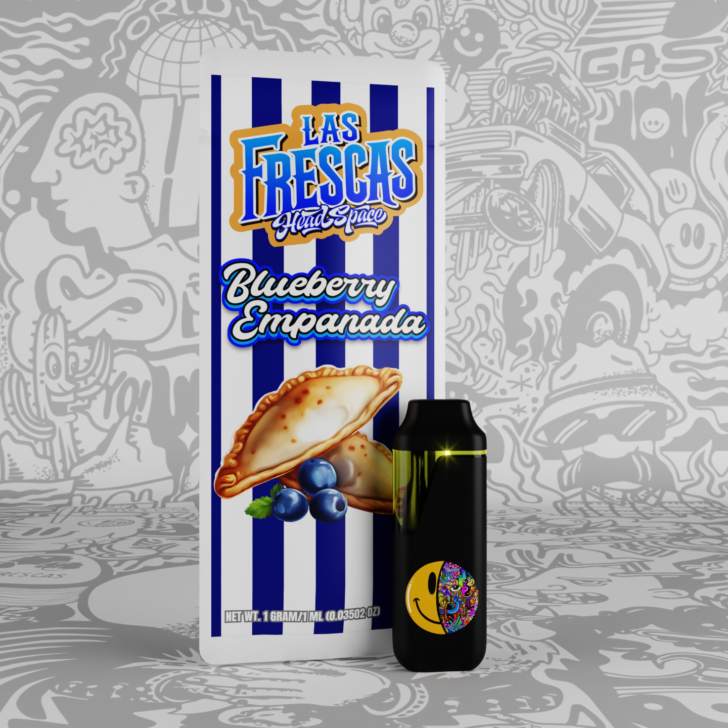 Photograph of product: HeadSpace Las Frescas - Blueberry Empanada