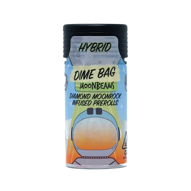 Photograph of product: Dime Bag Purple Punch Moonbeams 2.5g Infused PR 5 Pack Oui'd