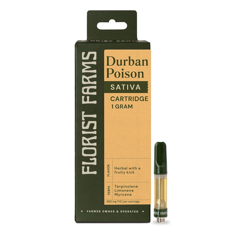 Photograph of product: Florist Farms Durban Poison 510 Cartridge