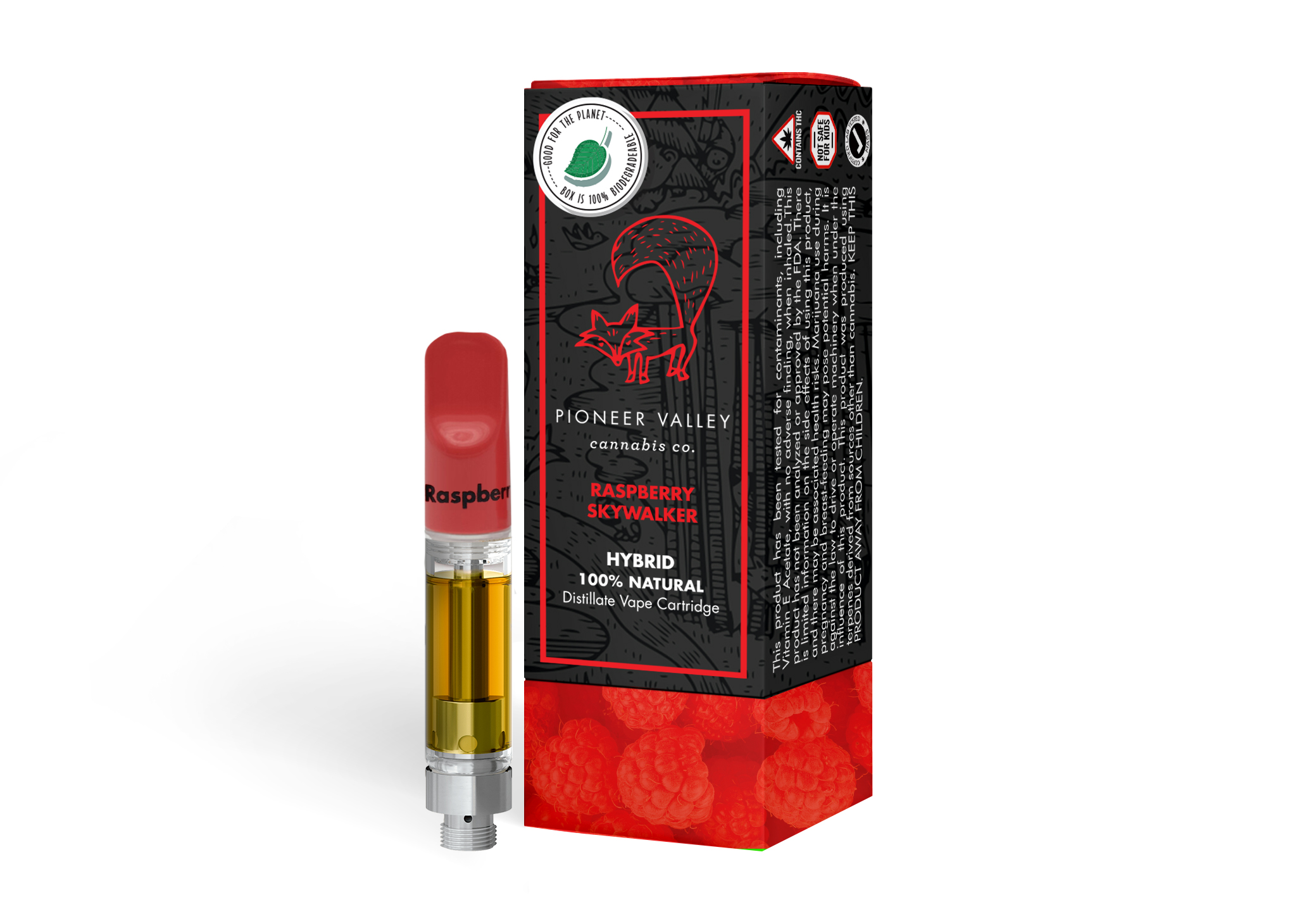 Photograph of product: Raspberry Skywalker Cartridge | 1.0g