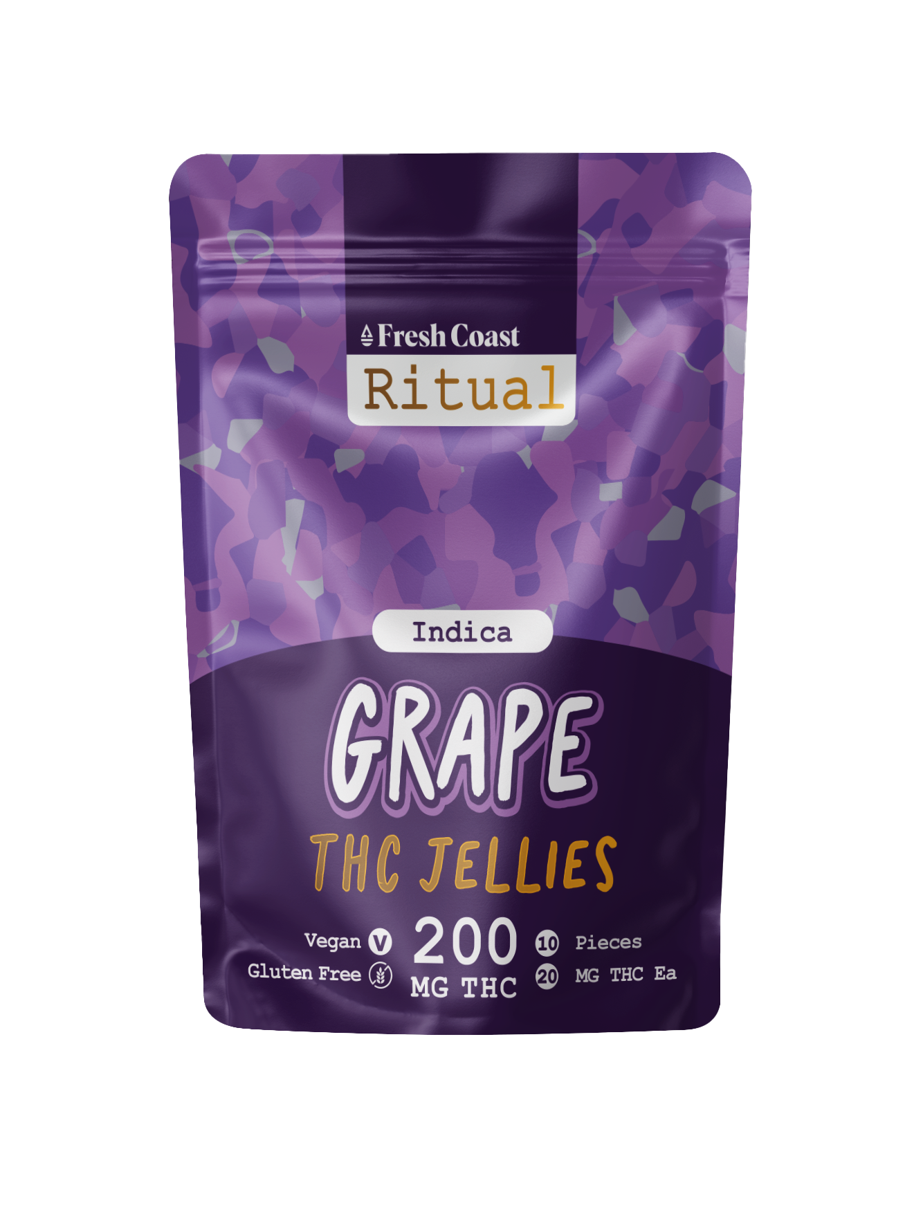 Photograph of product: RITUAL | GRAPE JELLIES | 200MG