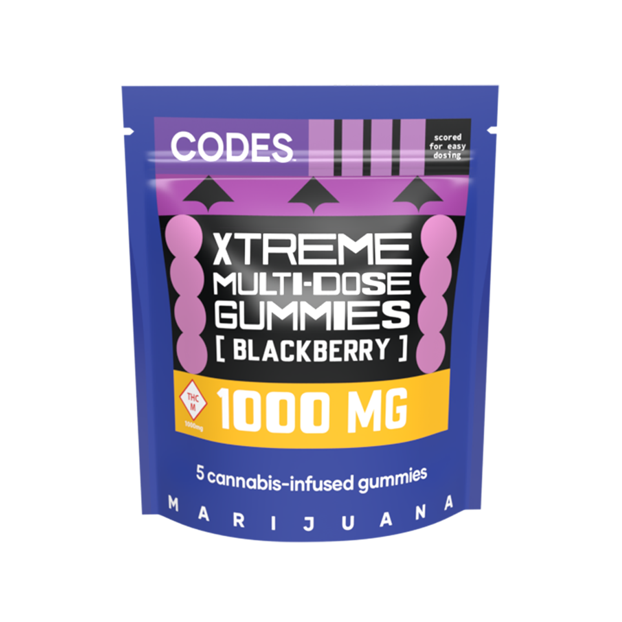 Photograph of product: Blackberry - Xtreme Gummies - - 5pk