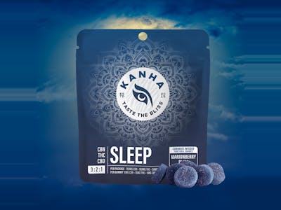 Photograph of product: Kanha | Marionberry Plum 3:2:1  CBN:THC:CBD | 100mg