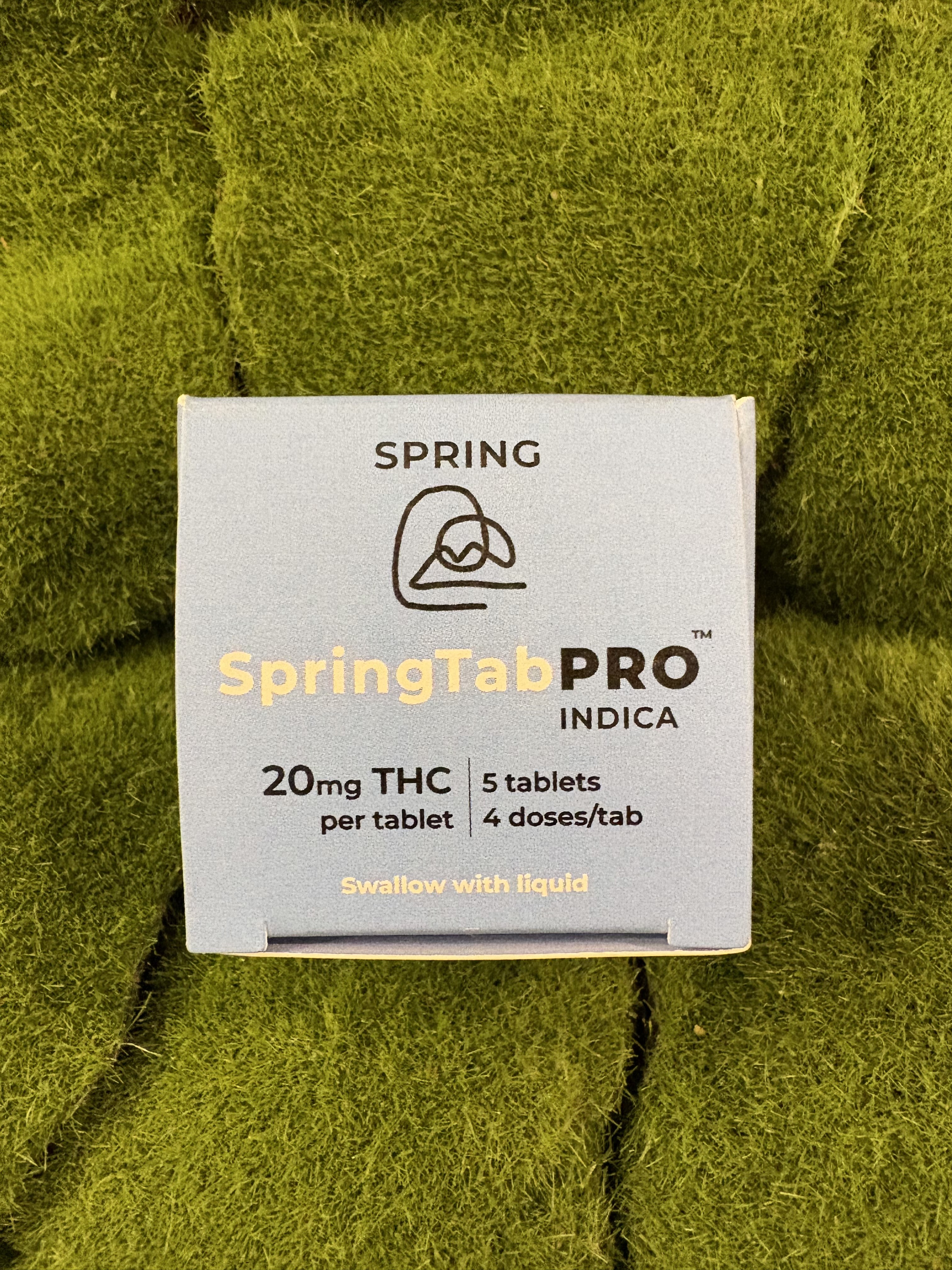 Photograph of product: 100mg Edible Pack | SpringTabPRO Swallowable Tablets - Oui'd | SPRING