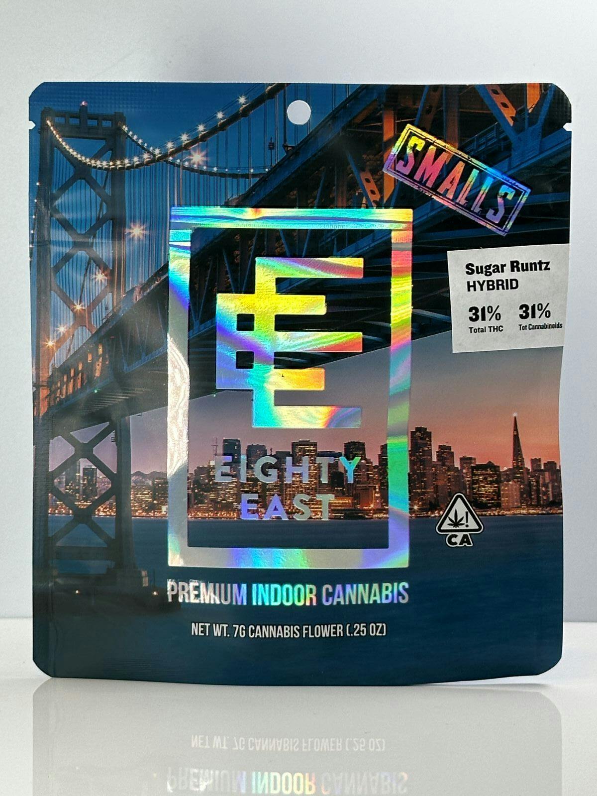 Photograph of product: Eighty East Sugar Runtz SMALLS 1/4 31%