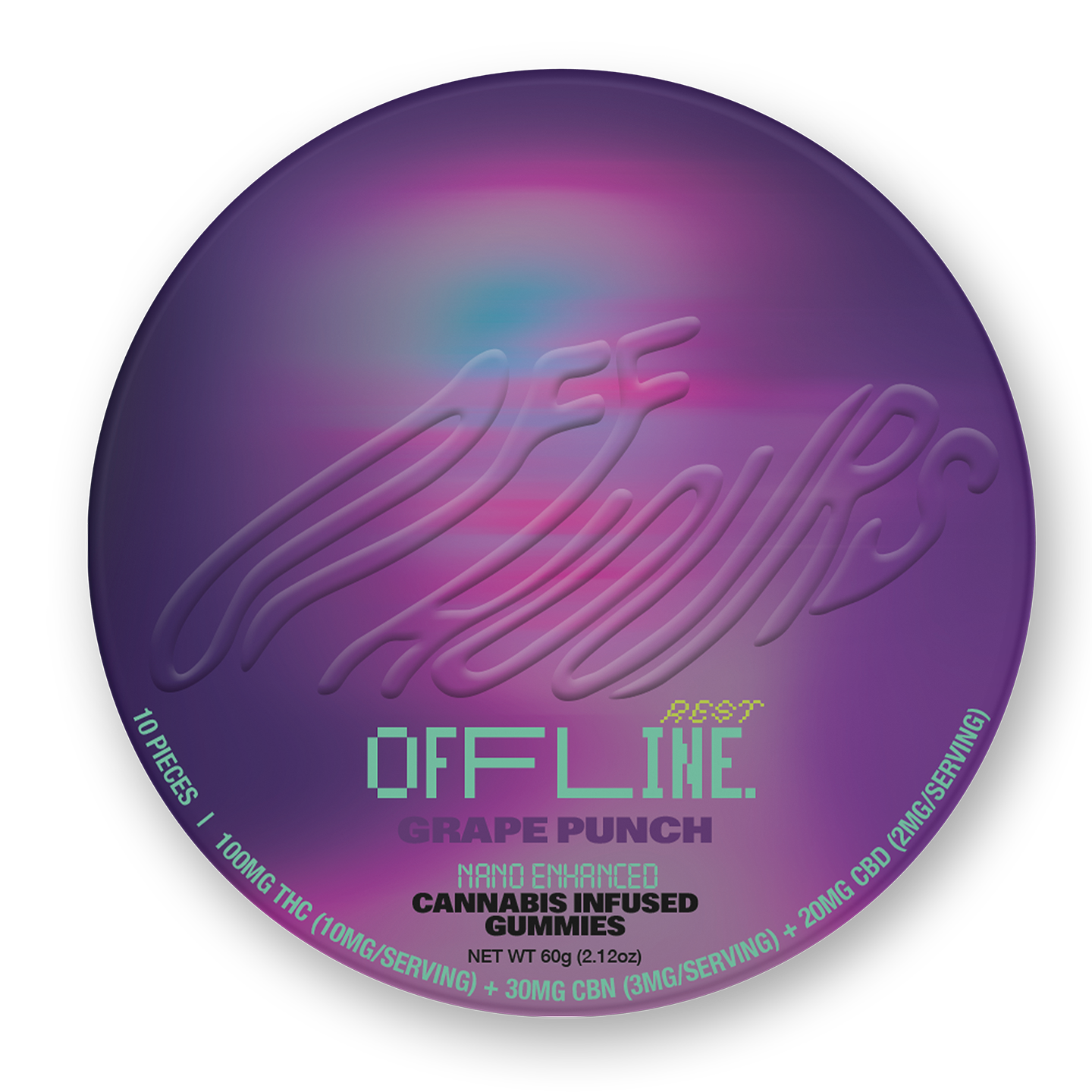 Photograph of product: Off Hours Offline 2:1 Gummies