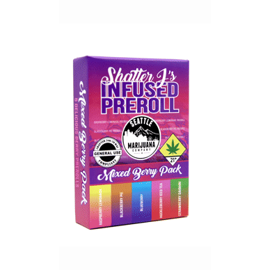 Photograph of product: Shatter Js: Mixed Berry Pack 5pk/ - Infused Preroll