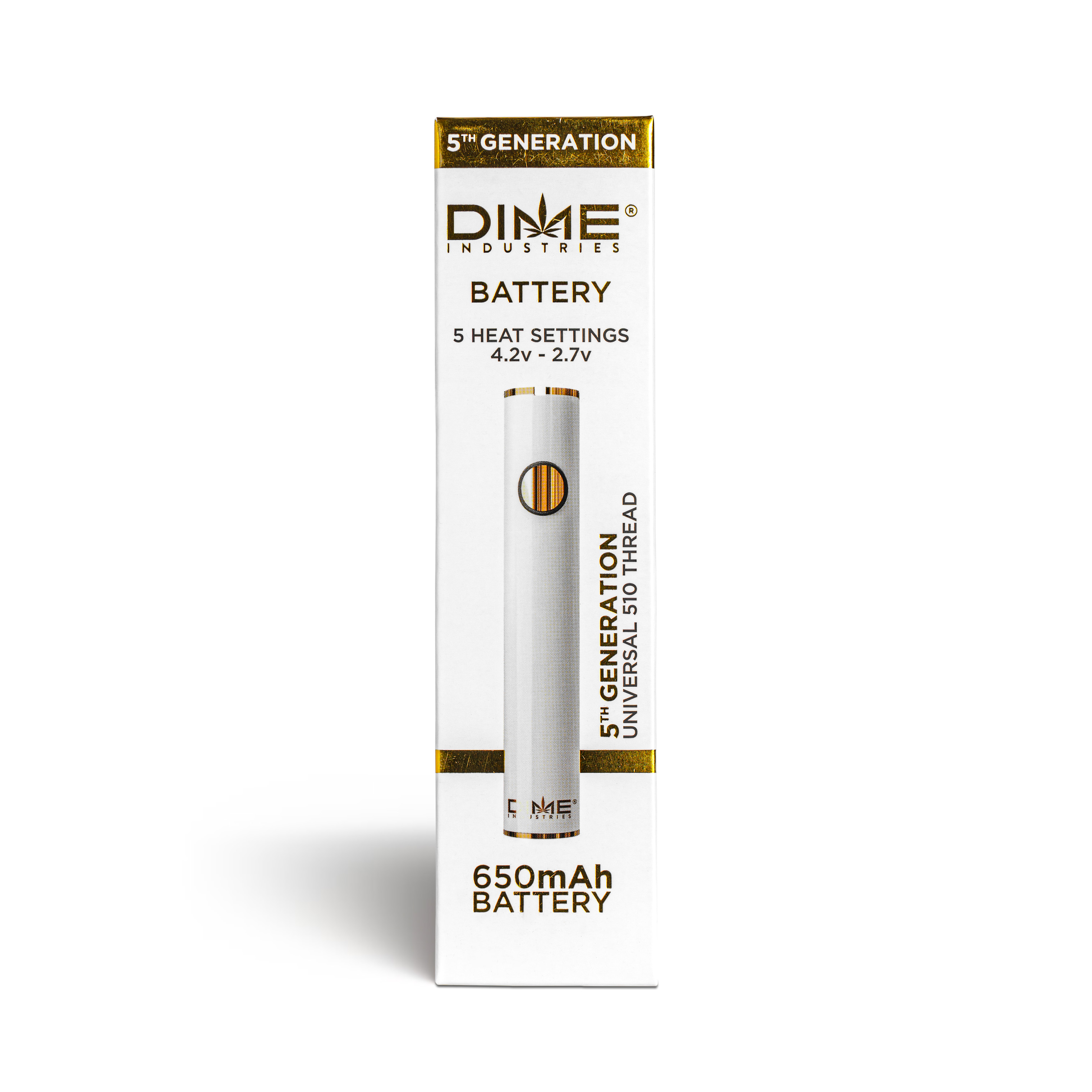 Photograph of product: White Battery