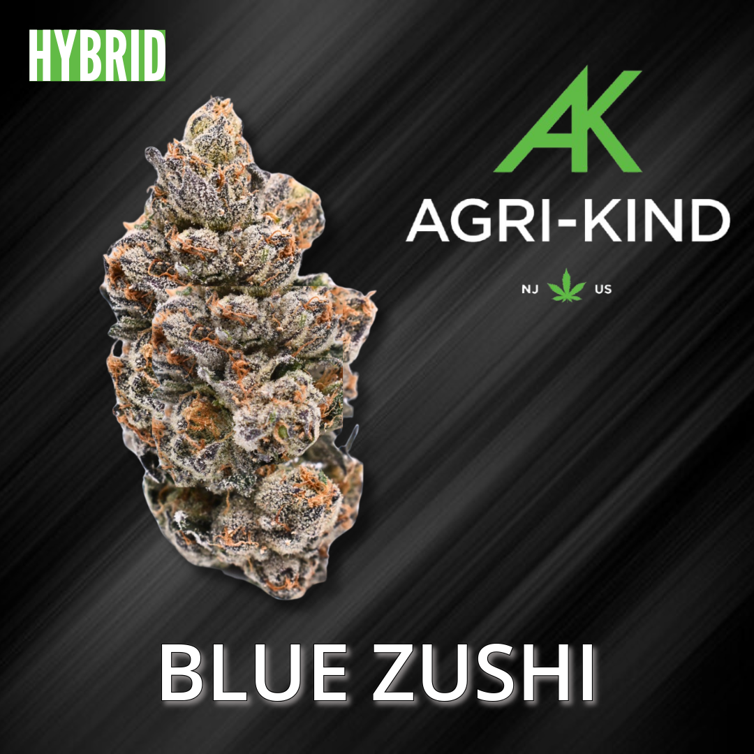 Photograph of product: Agri-Kind | Blue Zushi | 3.5g (Hybrid)