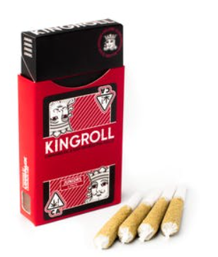 Photograph of product: Kingroll - Juniors - Grandi Guava x Grapefruit Romulan - Indoor - Multi Infused - 4pk