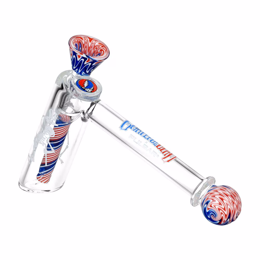 Photograph of product: Grateful Dead x Pulsar Wig Wag Hammer Bubbler | 6.25" | 14mm F