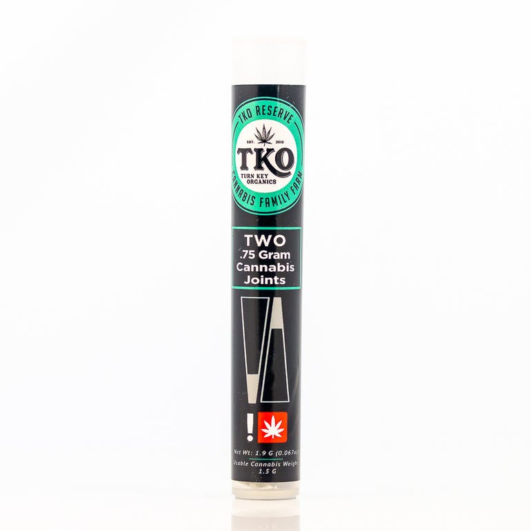 Photograph of product: Blue Ballz 3/4g Pre-Roll 2pk