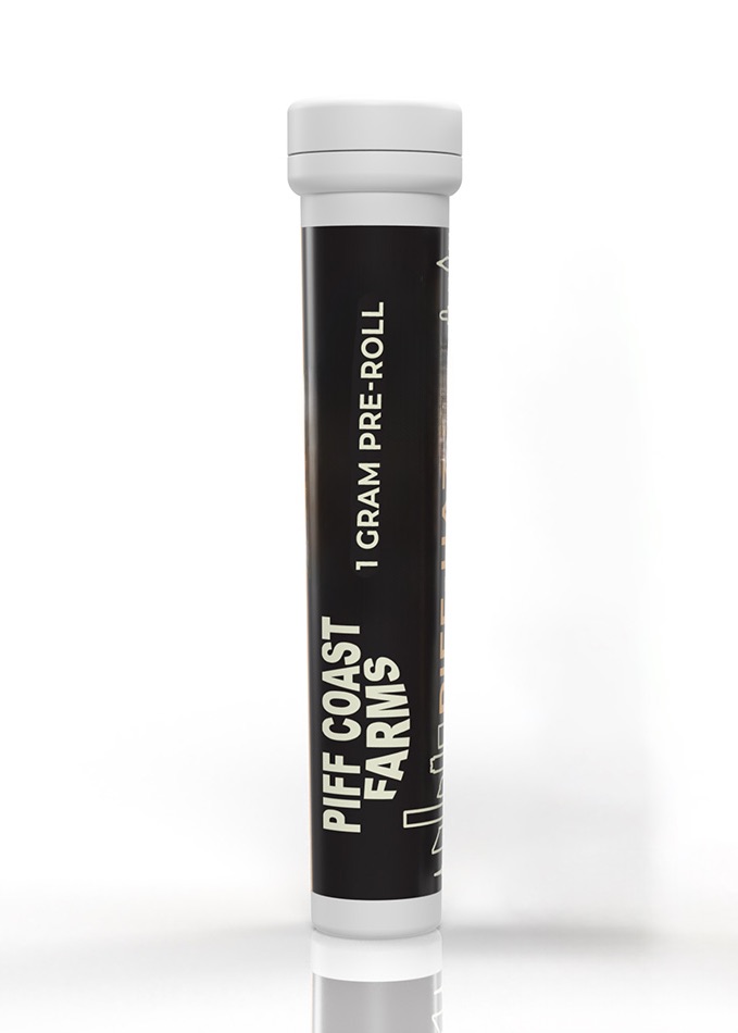 Photograph of product: Piff Coast Farms | Pre-Roll | Grapefruit Chem | 1g